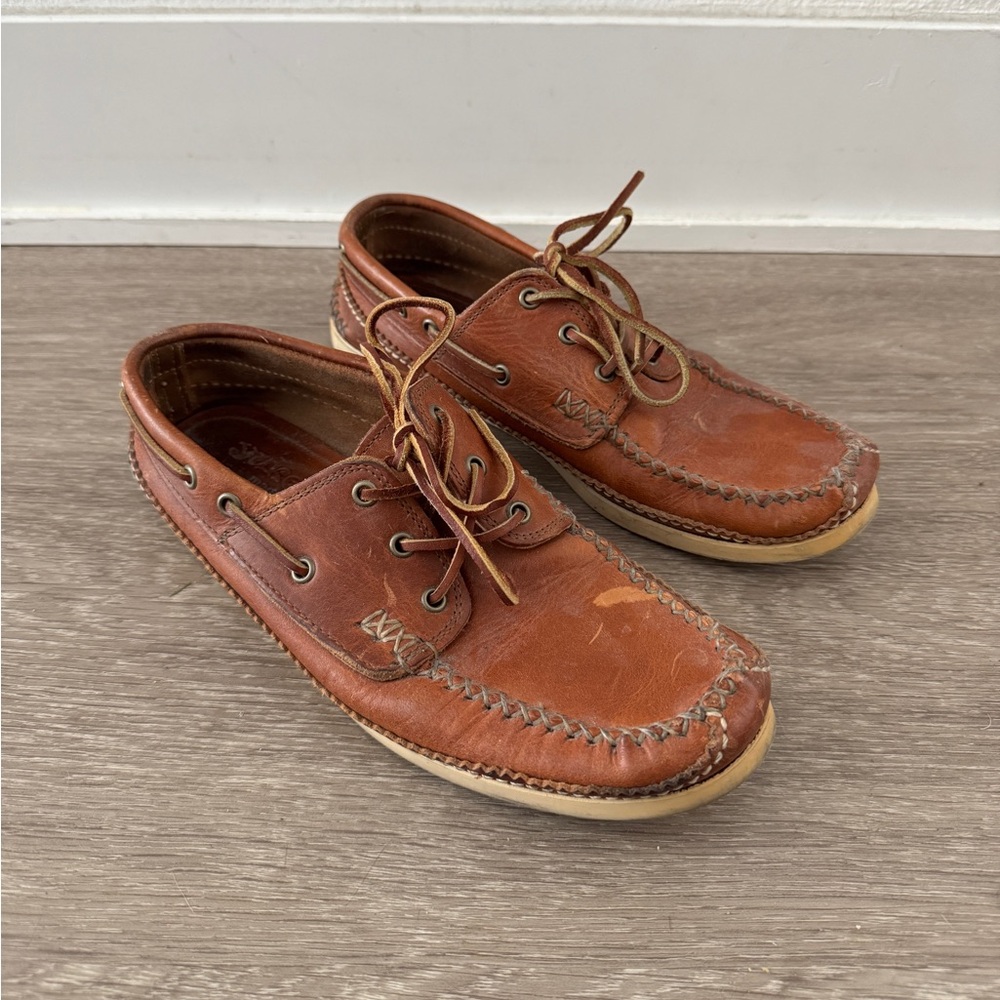 YUKETEN Leather Boat Shoes